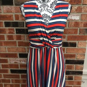 NWT Rachel Zoe striped midi dress